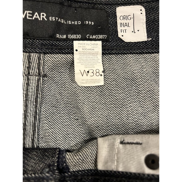 Rocawear Men's Blue Jeans 10-683-0 Original Fit Size 38 Vintage - Picture 8 of 12